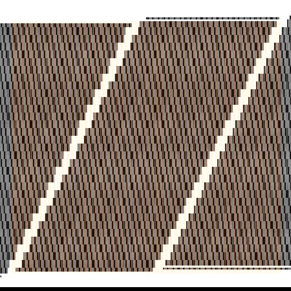 Monstershop Acoustic Slat Wall Panels x 2 - Dark Walnut