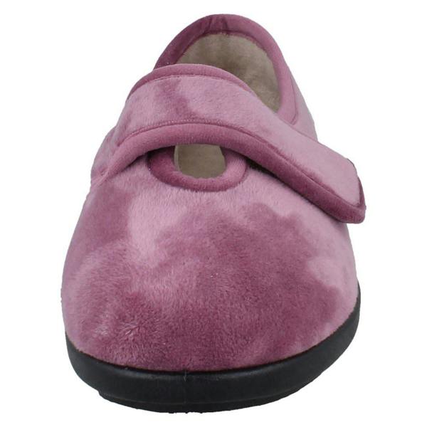 DB Shoes Ladies DB Shoes Casual Velour Slippers Fountain