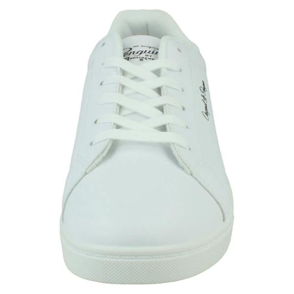 Penguin Mens Penguin Lace Up Casual Trainers Galvin PEN0563