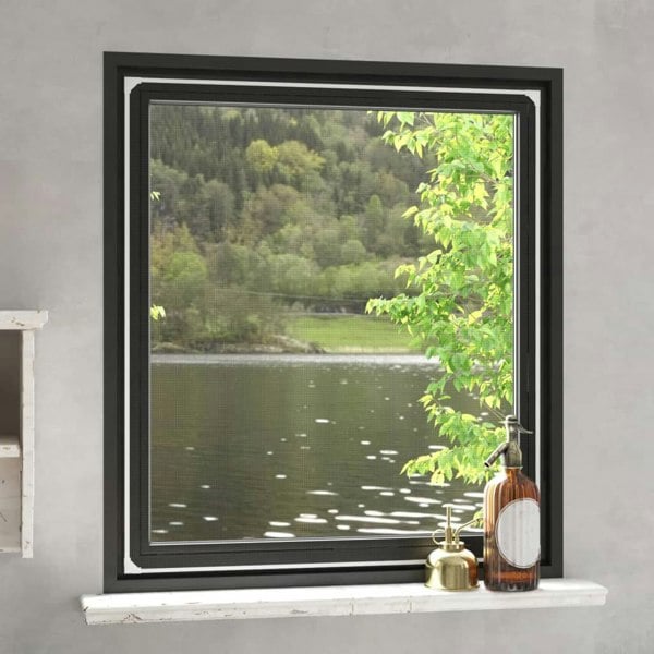 Berkfield Magnetic Insect Screen for Windows White 120x140 cm