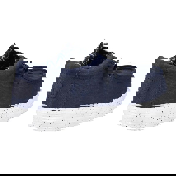 HEYDUDE Men's Wally Canvas Shoe in Navy
