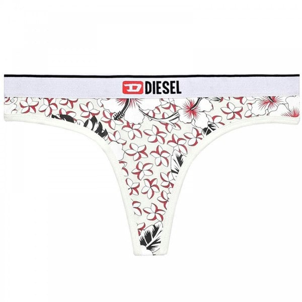 Diesel Ufst 2-Pack Thong, Red/White Print