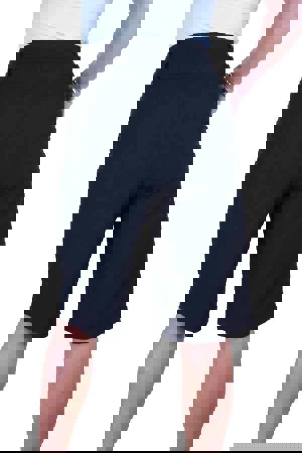 Paulo Due Women's Tailored Wide Leg Knee Shorts