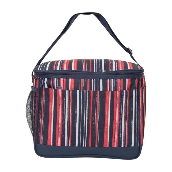 Mountain Warehouse 25L Striped Cooler Bag - Dark Blue - 