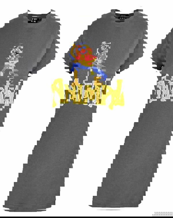 The Muppets Womens Grey Animal Short Sleeved T-Shirt