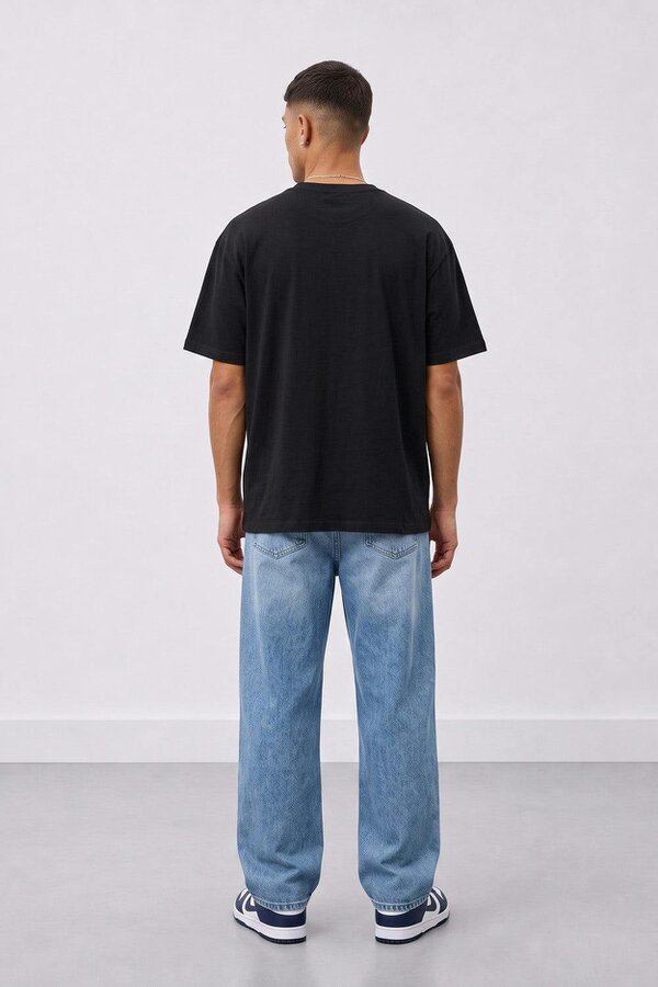 London Attitude Burn Out Limited Edition Oversized Heavyweight Graphic T-Shirt