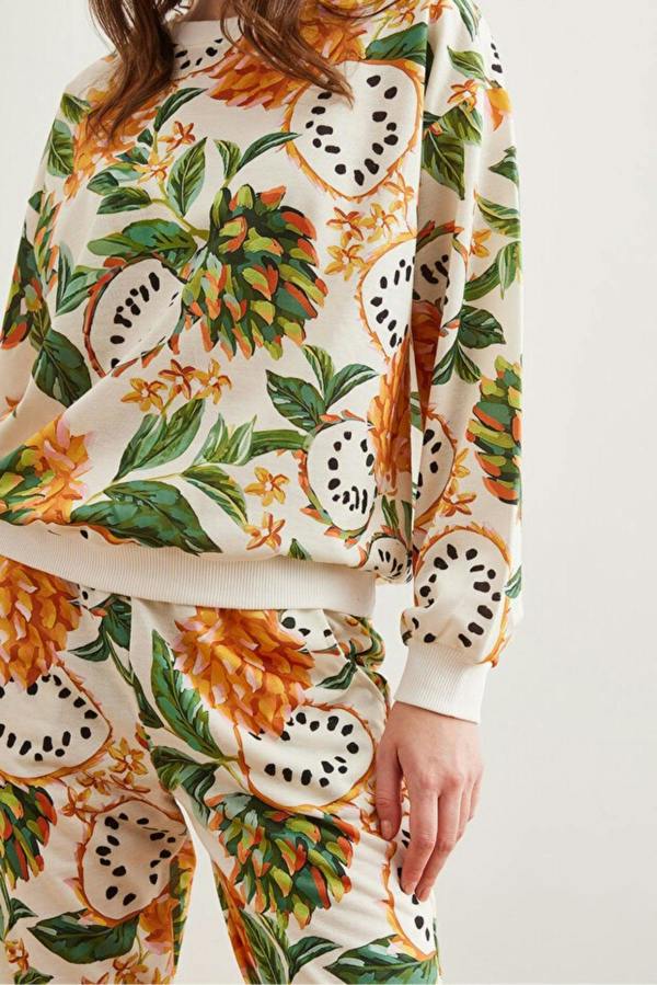 Hoxton Gal Basic Soft-Textured Oversized Sweatshirt