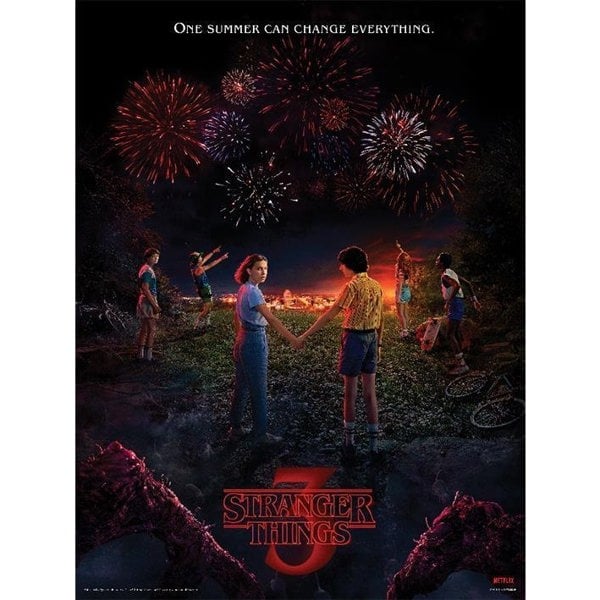 Stranger Things One Summer Print - Multicoloured