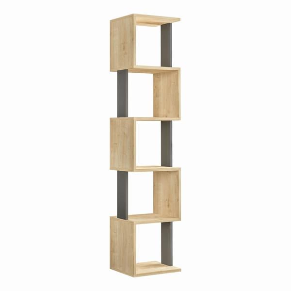 Decortie Piri 5 Tier Tall Freestanding Bookcase (H) 161cm