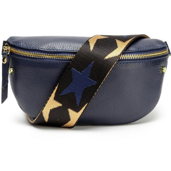 Elie Beaumont Sling Bag - Navy with Midnight Star Strap