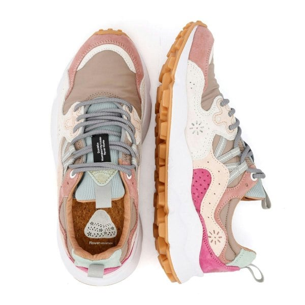 Flower Mountain Yamano 3 Women's Trainers - Grey/Pink