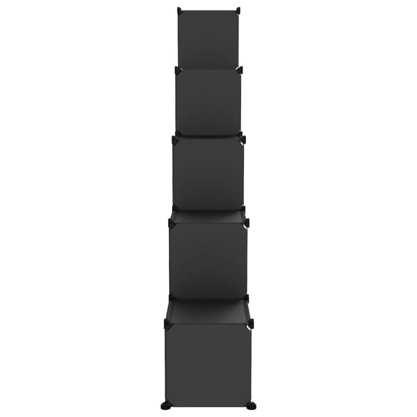 Berkfield Storage Cube Organiser with 15 Cubes Black PP