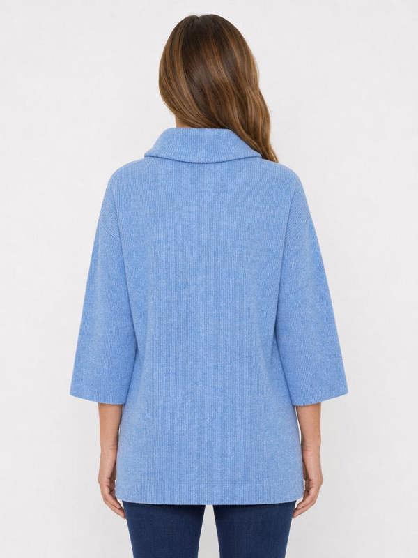 PennyPlain Cowl Tunic - Cornflower