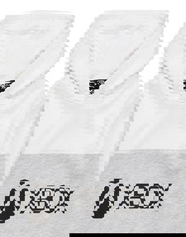 Xbox Boys Grey Logo Print - Cut & Sew Hoodie