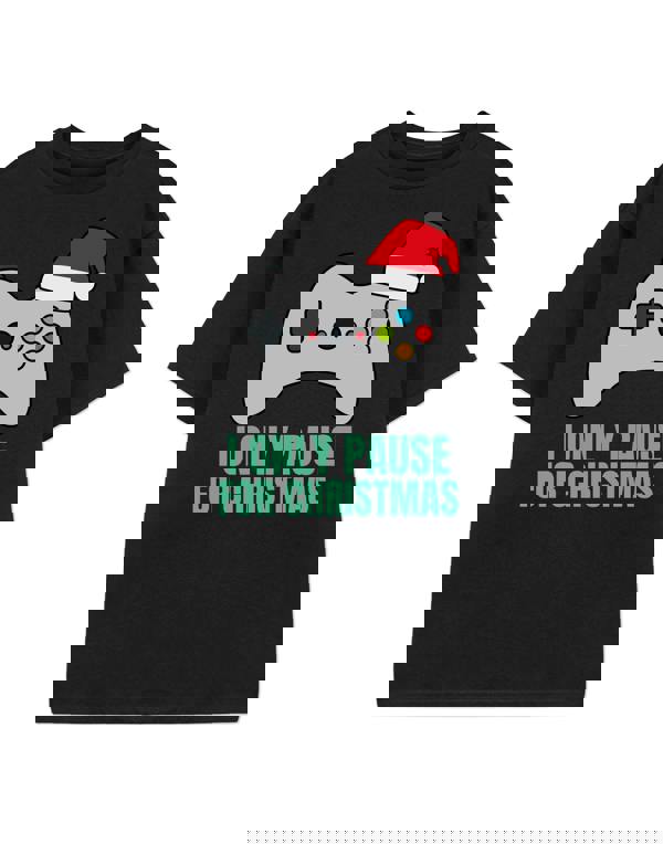 Show Me The Merch Unisex Black Pause Short Sleeved T-Shirt