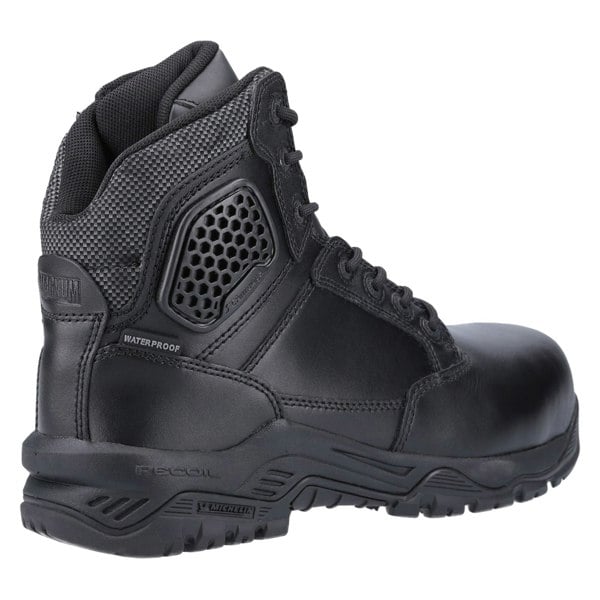 Magnum Strike Force 6.0 Side-Zip CT CP WP Uniform Safety Boot Unisex - Black