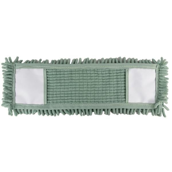 JVL Extendable Chenille Mop With 2 Replacement Heads - Green