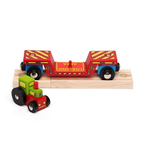 Bigjigs Rail Tractor Low Loader