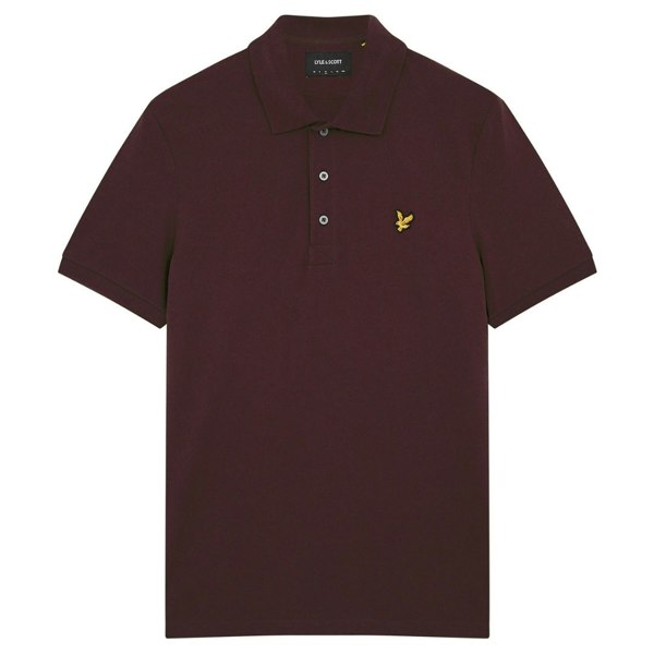 Lyle & Scott Branded Chest Logo Sediment Polo Shirt