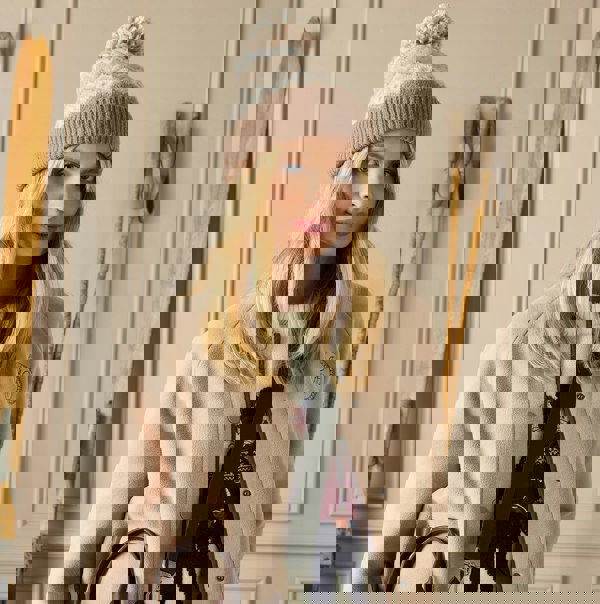 Joules KARA BOBBLE Womens Bobble Neutral