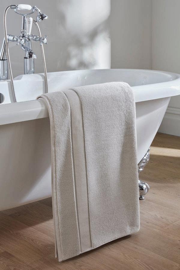 Bamboo Bath Sheet in Light Grey - Bath Towels
