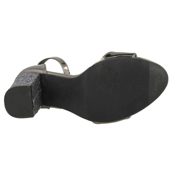 Anne Michelle Ladies Anne Michelle High Chunky Heel Sandals