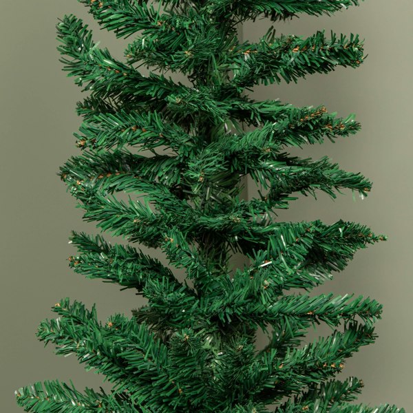 Samuel Alexander 4ft (1.2m) Green Artificial Pencil Christmas Tree With Green Metal Stand and 168 Tips