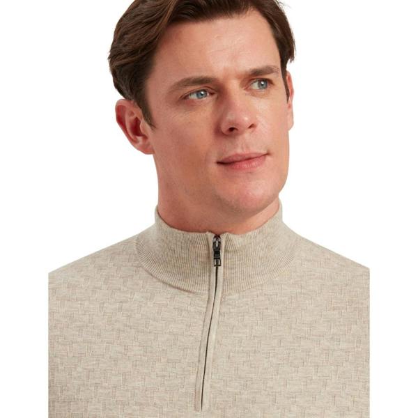 Ted Baker MMK KURNLE Ls T Stitch Knitted Half Zip 5