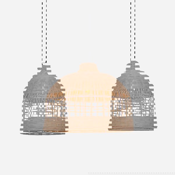 Lightsin Elegant Openwork Rattan Pendant Light with Lattice-Cut Design Lightsin UK 