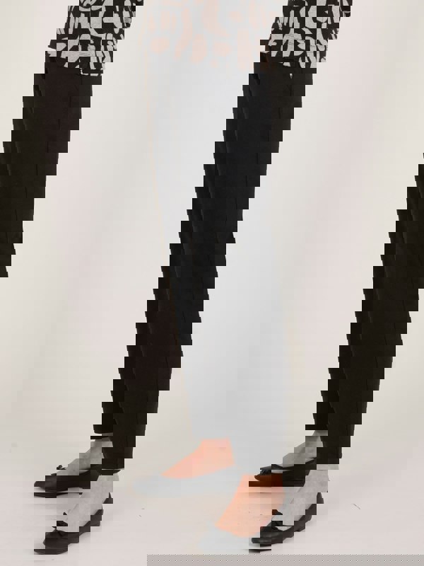 PennyPlain Wide Leg Joggers - Black Short