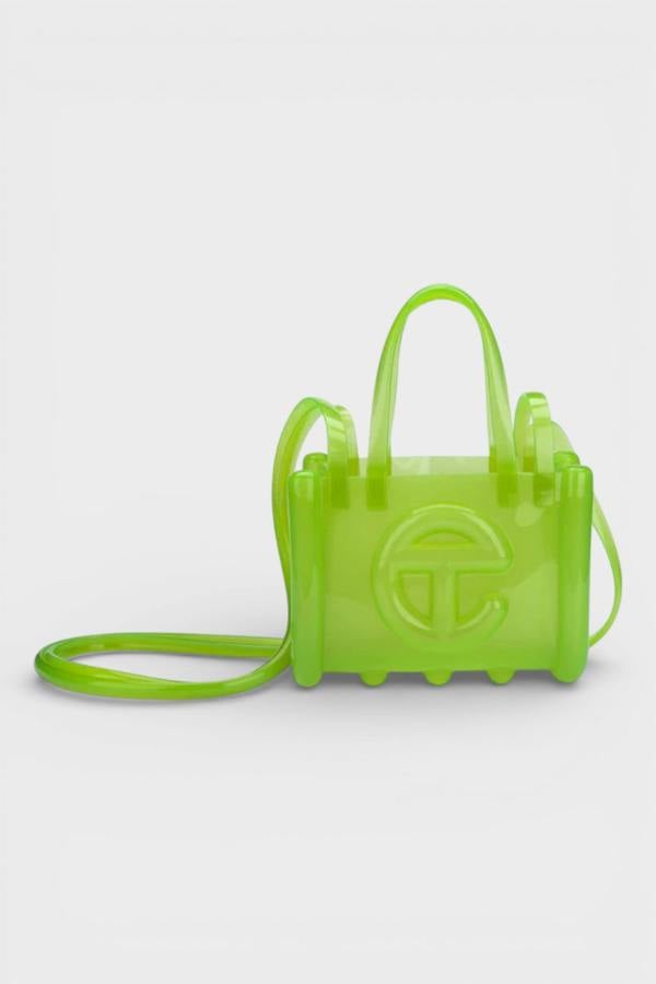 Melissa x Telfar Small Jelly Shopper Green