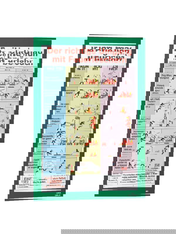 Durable DURAFRAME Self Adhesive Magnetic Signage Frame | 10 Pack | A4 Green