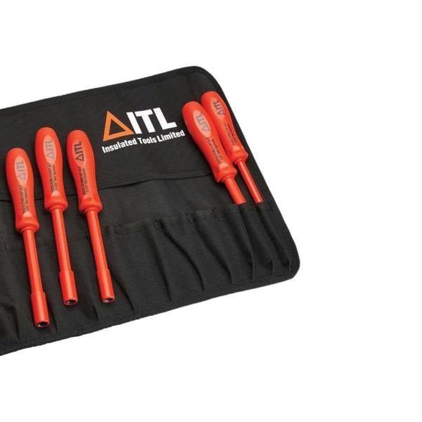 Itl Insulated Insulated Nut Spinner Set, 5 Piece - Multi Colour - 