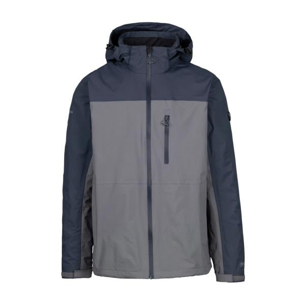 Trespass Mens Curbridge TP75 Waterproof Jacket - Storm Grey - 