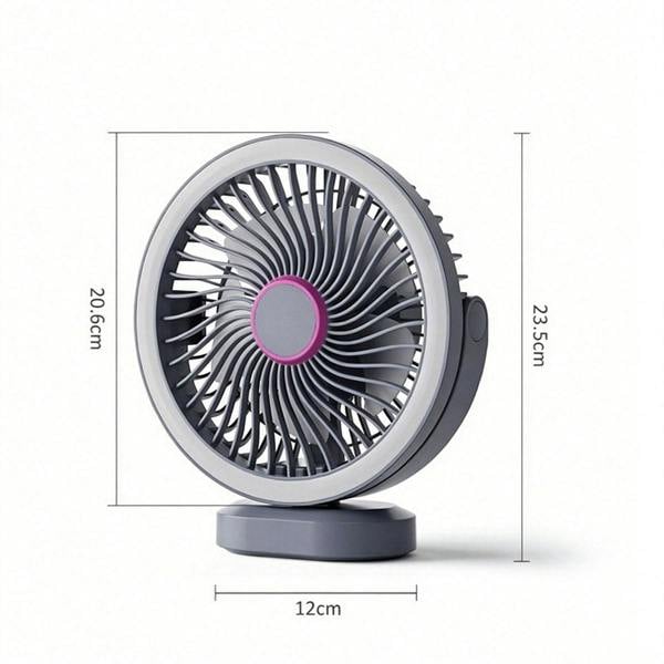 Leaper 2-in-1 Hanging and Standing Fan with Light