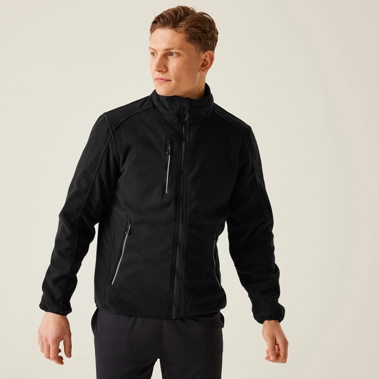 Regatta Omicron III Waterproof Fleece Jacket - Black/Black