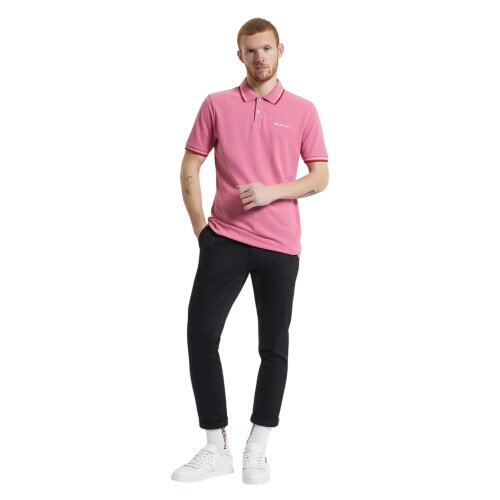 Ben Sherman Mens Signature Pique Polo Shirt - Calypso Coral