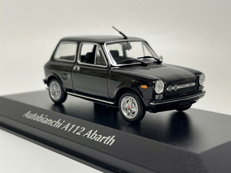 Maxichamps Autobianchi A112 Abarth 1974 Black 1:43 Scale Maxichamps 940121170