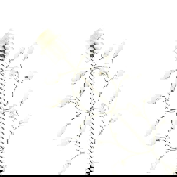 Modern Tree Branch Designed Table Lamp Base in Plated Polished Chrome Image 3