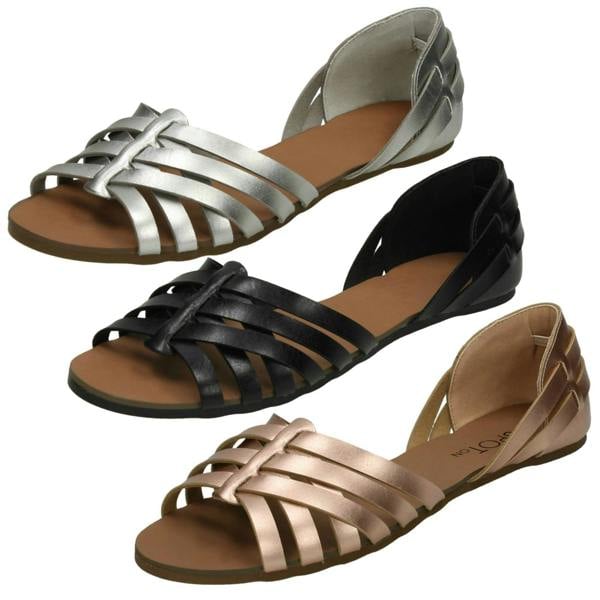Spot On Ladies Spot On Strappy Sandal