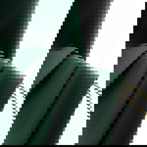 Anydrape Curtain Dark Green Blackout Curtains for Living Room 100cm