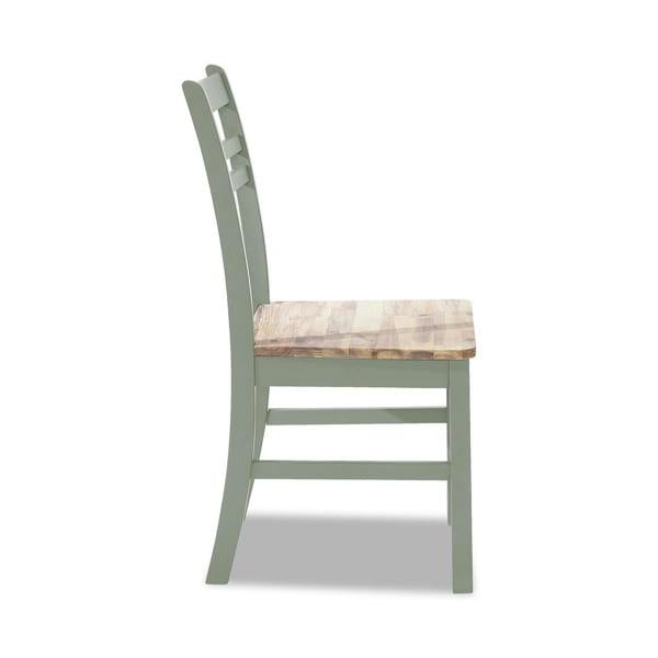 Statement Furniture Florence Wooden Chair Country Style with Acacia Wood Seat