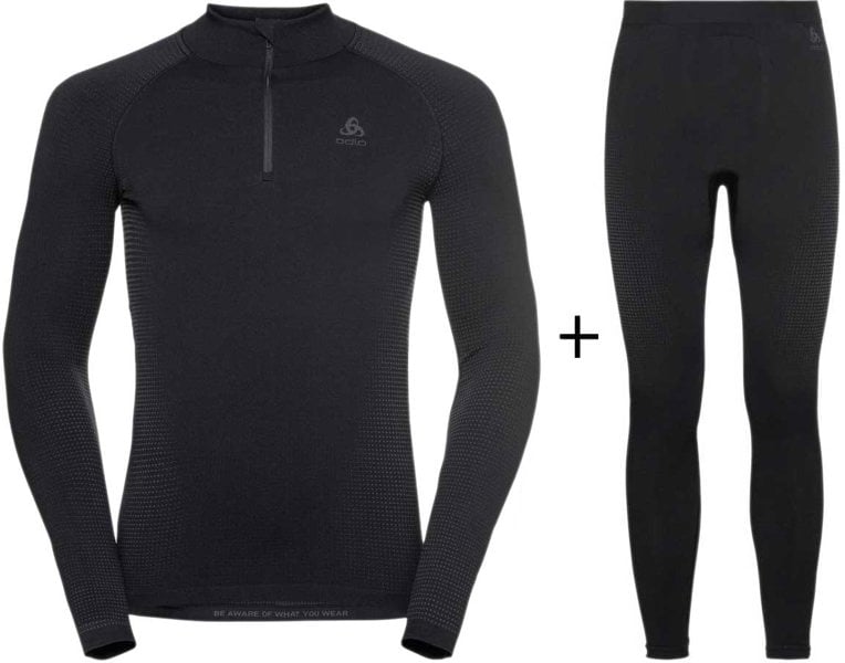 ODLO Men's Performance Warm Seamless Base Layer Combo