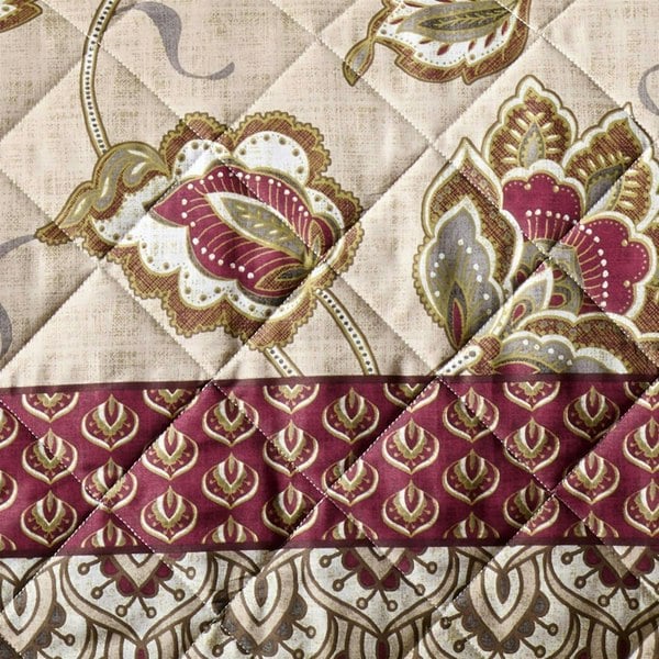 Catherine Lansfield Kashmir Bedspread Multi