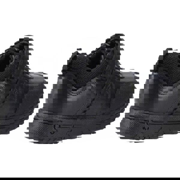 Hush Puppies Sutton Bungee Leather Boys's Black Lace-Up Shoes