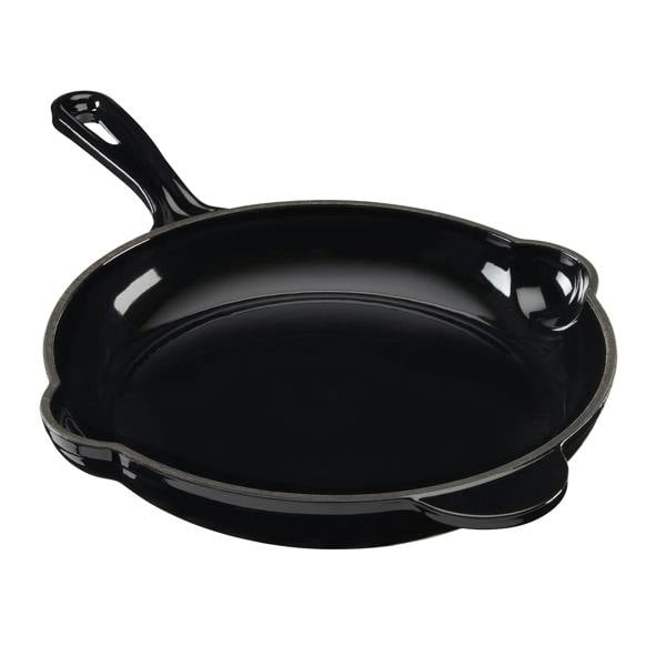 Cooks Professional Cast Iron Frying Pan | Black