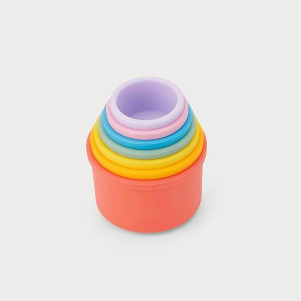 tickit SiliSoft® Round Stacking Cups (Rainbow)
