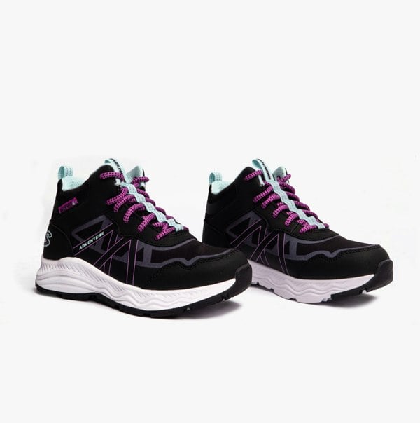 Skechers 303417L/BKAQ ADVENTURE BLITZ - FUN PURSUIT Girls Sport Black/Aqua
