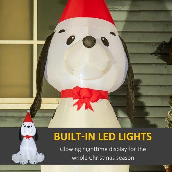Inflatable Christmas Dog