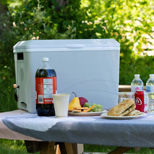 Koolatron 34L Electric Cool Box Warmer Mini Car Fridge Portable Iceless Cooler for Travel Camping